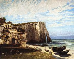 Gustave Courbet The Cliff at Etretat after the Storm oil painting image